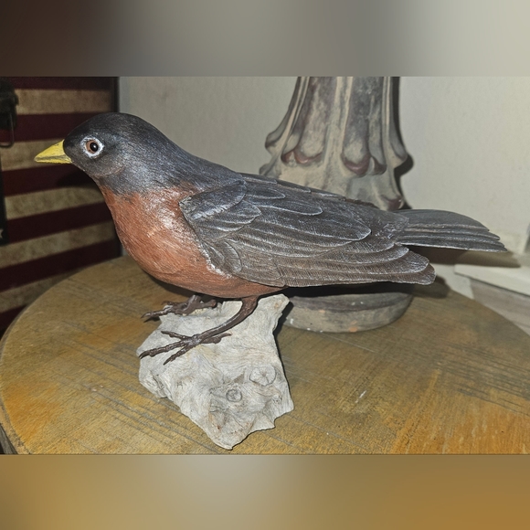 One of a kind wood carving by Barbara Remington Johnson - Picture 3 of 14